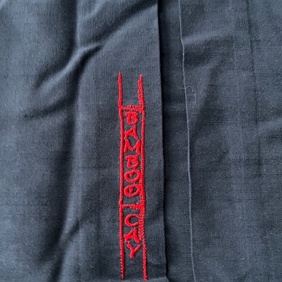 USA FLAG BAMBOO CAY SHIRT ORIGINAL XL Embroidered Patriotic Eclectic Grandpa - Picture 7 of 10